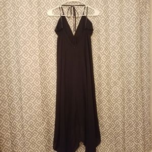 Black Old Navy Halter Dress